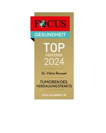 FOCUS-Siegel "Top Mediziner für Tomeren des Verdauungstrakts"