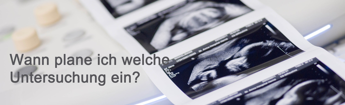Ultraschallbild im Rahmen einer Vorsorgeuntersuchung in der Schwangerschaft