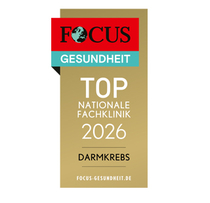 FOCUS-Siegel "Top Nationale Fachklinik 2026 für Darmkrebs"